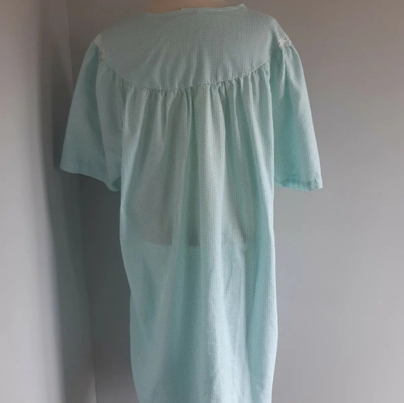 Carroll Reed Plus Pretty vintage  nightgown blue Look new  Size 2X - Picture 9 of 9